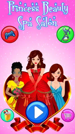 Game screenshot Маленькая красоты Принцесса Спа салон - Игры для девочек для лица, волос моды Makup & макияж mod apk