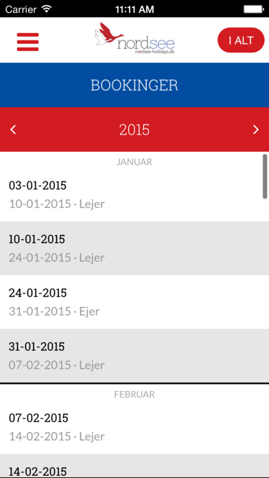 Screenshot #3 pour Feriering Ejer