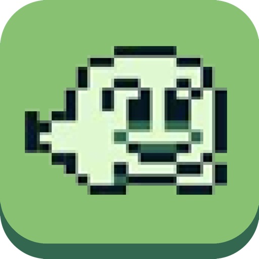 Flappy Ghost Mini Game - Retro Monochrome Quartz Game Edition Icon