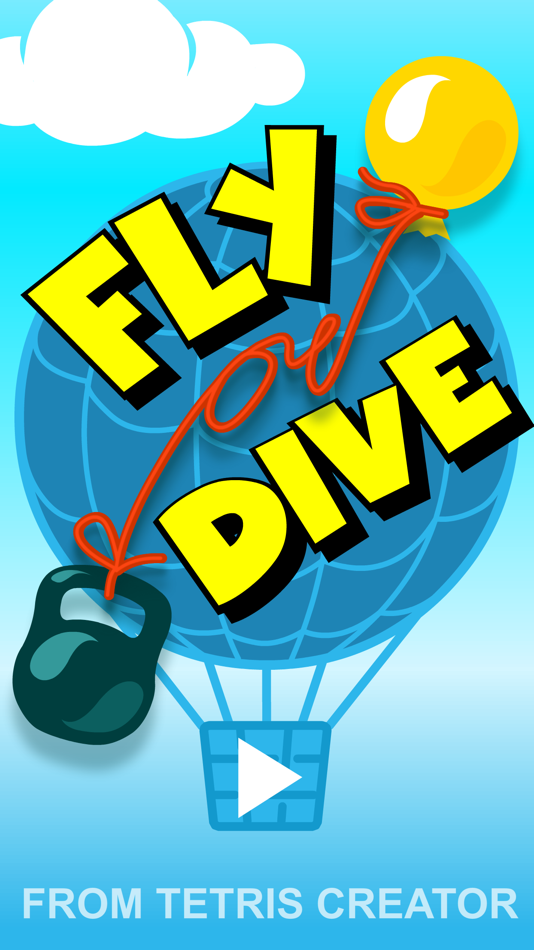 #1. Fly or Dive (iOS) By: ANDREY NOVIKOV