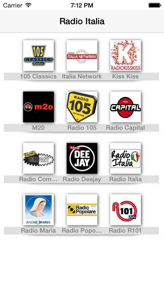 My Radio Italia: Italiano Tutte le radio nella stessa app! Ciao Radio;) - 2.0 - (iOS)