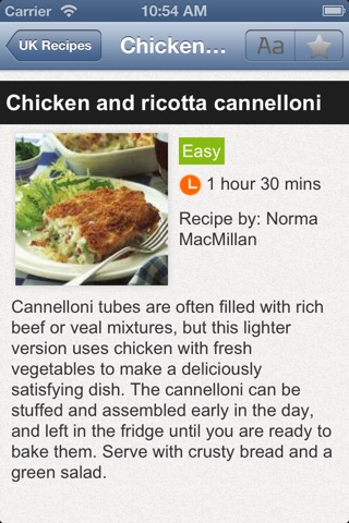 cooking UK - Recipes and cooking ideas for British and Irish cooks screenshot 3