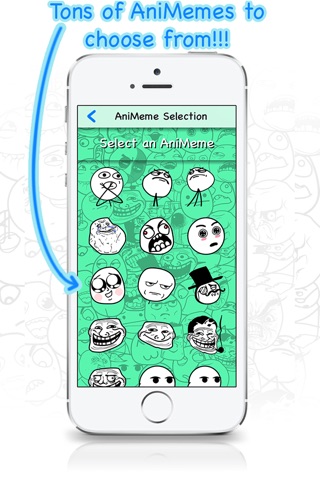 AniMeme - Animated Rage Faces Stickers for iOS7 iMessages screenshot 4