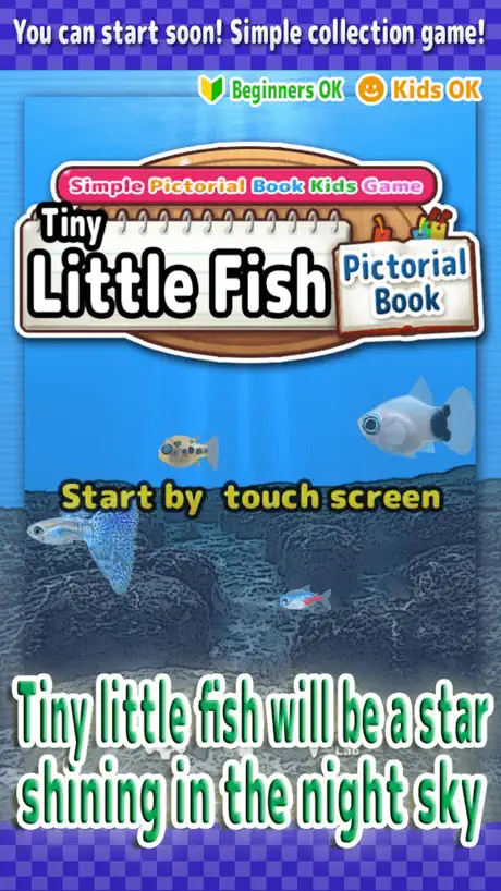 Tiny Little Fish Pictorical Book