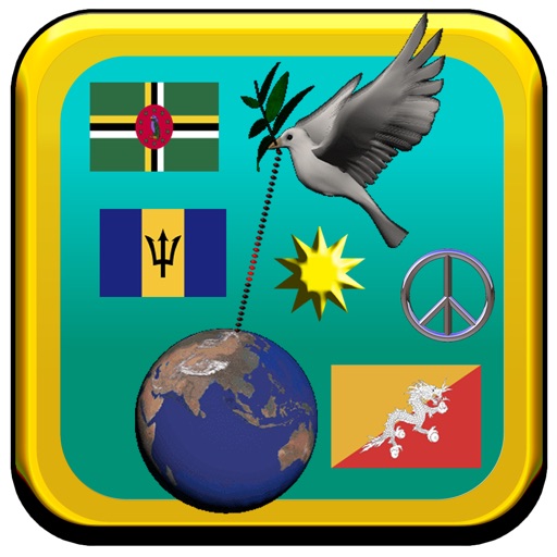 International Flags Education Quiz Challenge Icon