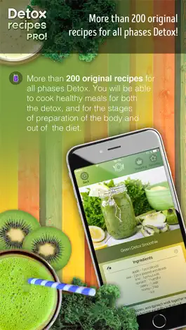 Game screenshot Detox Recipes Pro! - Smoothies, Juices, Organic food, Cleanse and Flush the body! apk