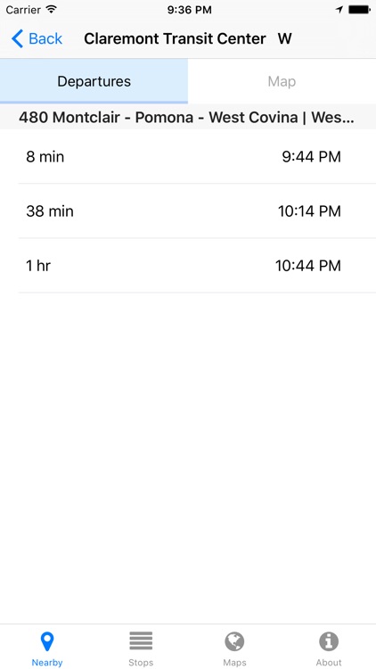Foothill Transit Now - Real-time Transit Arrivals