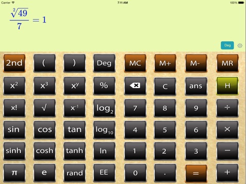 Calculator - PrettyPrint FREE screenshot 3