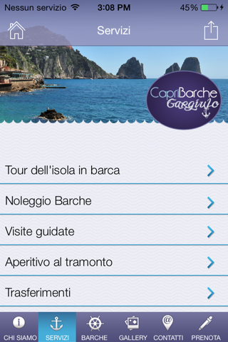 Capri Barche Gargiulo screenshot 2