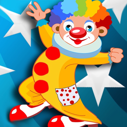 Angry clown shooting color balloon - Free Edition Icon