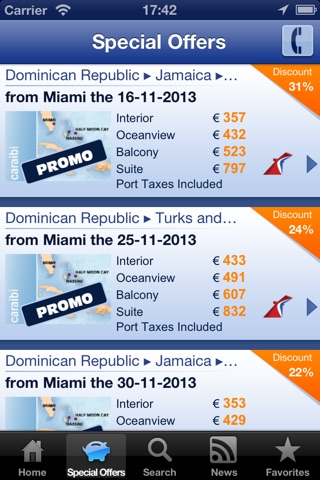 Ticketcarnival - Cruises screenshot 4