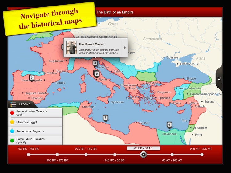 TIMEMAPS History of Ancient Rome - Historical Atlas