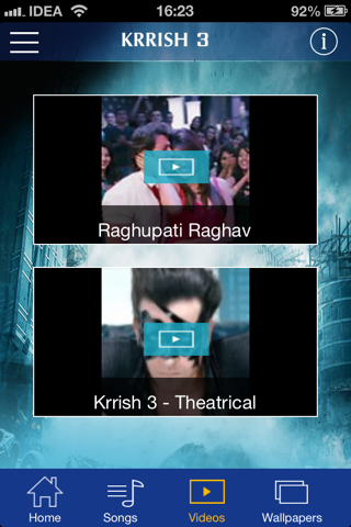 Krrish 3 Music Album screenshot 4