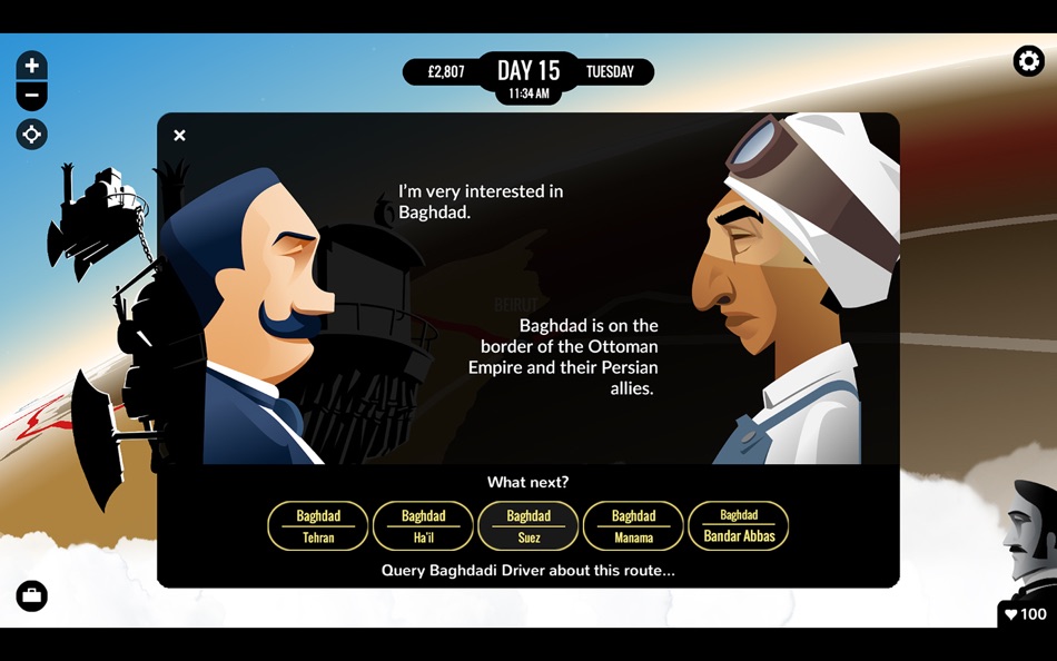 #2. 80 Days (macOS) Podle: inkle