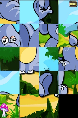 Jungle Animal Slide Puzzle for Kids PAID screenshot 3