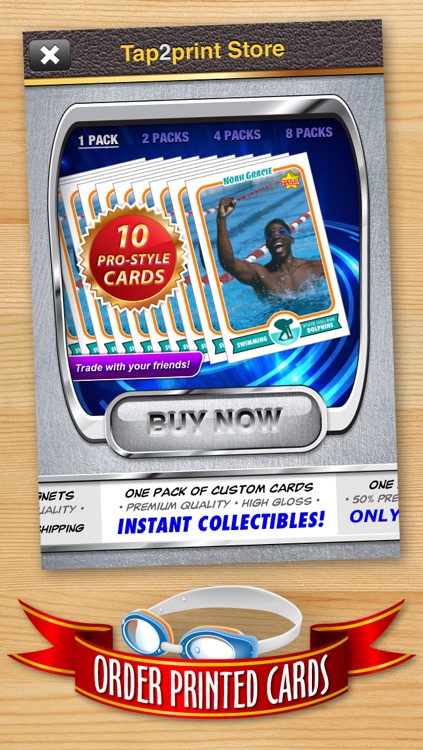 Swimming Card Maker - Make Your Own Custom Swimming Cards with Starr Cards screenshot-4