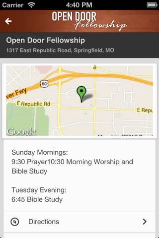 Open Door Fellowship screenshot 2