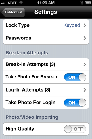 Private Files and Photos - Hide Contacts, Bookmarks, Photos, Videos and More screenshot 4