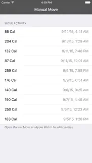 manual move: add calories to activity ring iphone screenshot 1