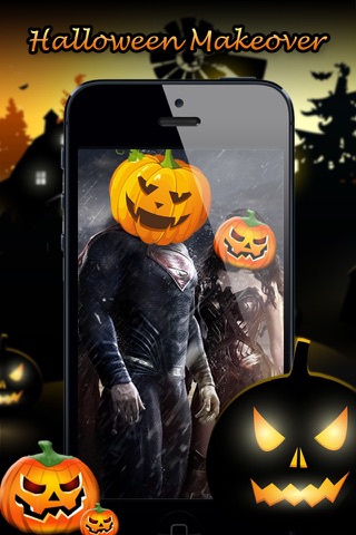 Halloween Makeover Pro - Photo Editor Booth to Add Pumpkin, Scary & Ghost Stickers on Yr Face screenshot 2