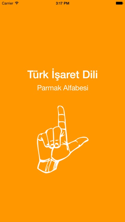 Türk İşaret Dili - Parmak Alfabesi