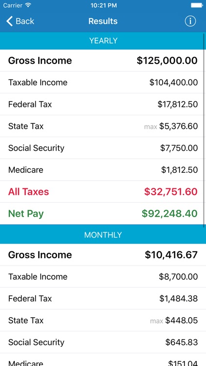 Salary Tax Calculator