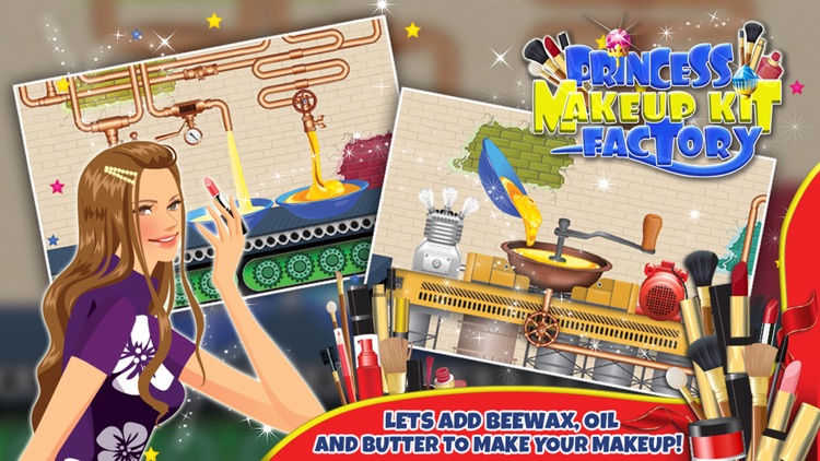 Princess Makeup Kit Factory – Make parlor products in this beauty salon game for kids