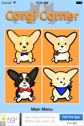 Corgi Memory screenshot 2