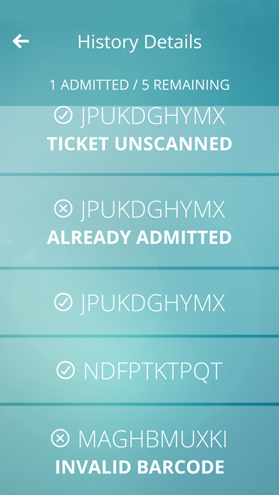 Brown Paper Tickets Scanner screenshot 2