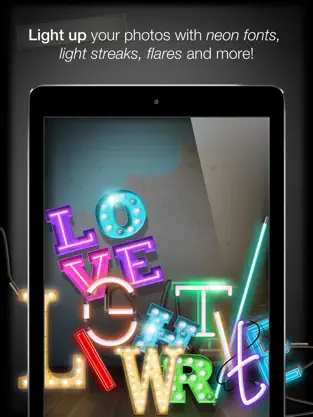 Captura de Pantalla 1 Insta Neon™ Pro Light FX Photo Editor iphone