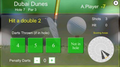 Golf by Darts Scorer+ iPhone screenshot 2 - Sports app