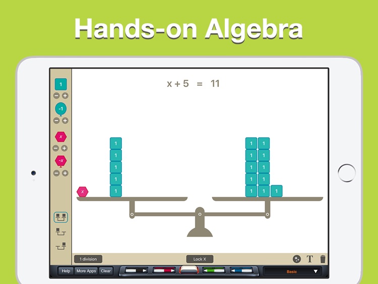 Algebra Balance Manipulative by Brainingcamp, LLC