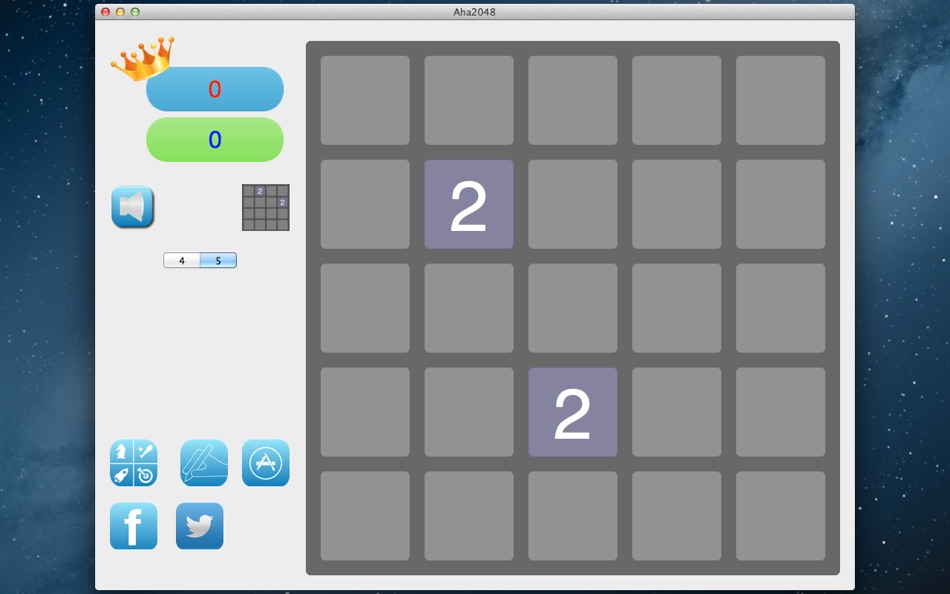 #2. 2048 Plus for Mac OS X (macOS) Podle: Ming-hua Wu
