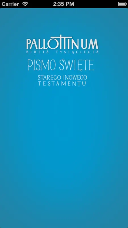 Biblia Tysiąclecia - Pismo Święte Starego i Nowego Testamentu screenshot 1 of 5