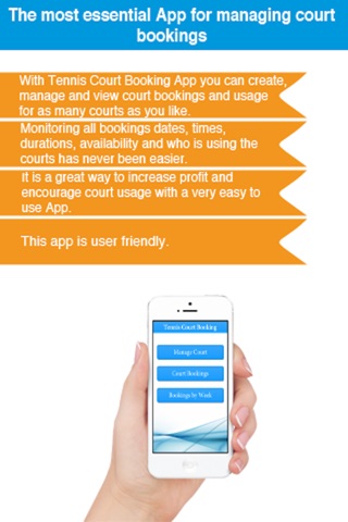 Tennis Court Booking App - Business Management Solution screenshot 2
