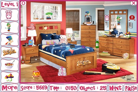 Hidden Object Game Kids Room screenshot 2
