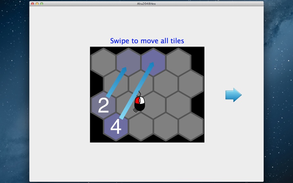 #4. 2048 Hex for Mac OS X (macOS) Podle: Ming-hua Wu