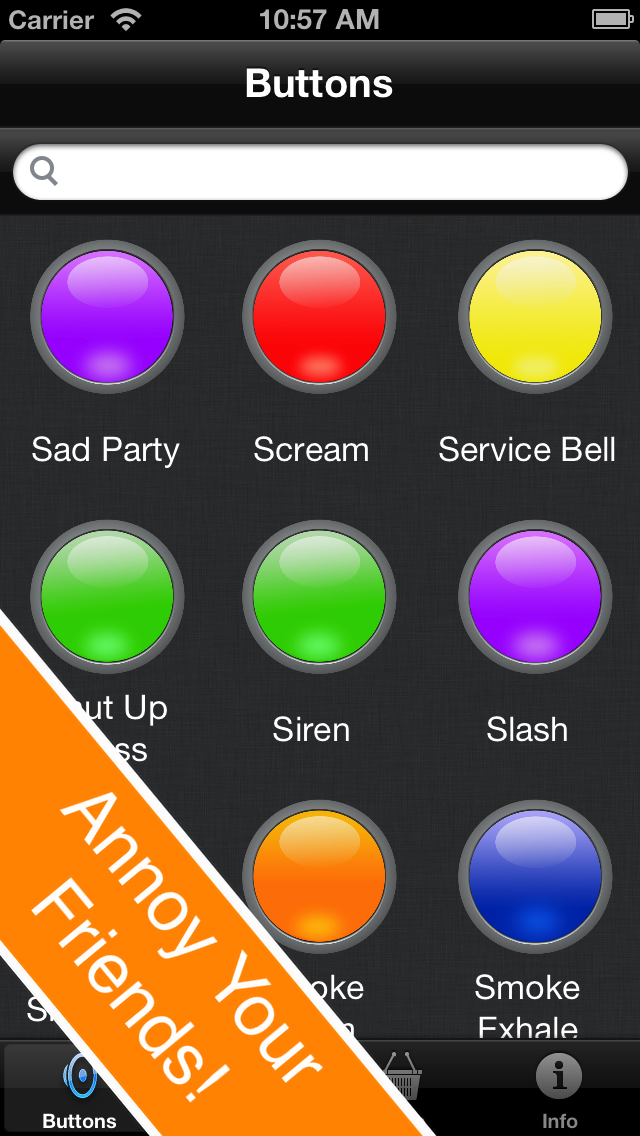 Screenshot #2 pour Instant Sound Effects Buttons FREE