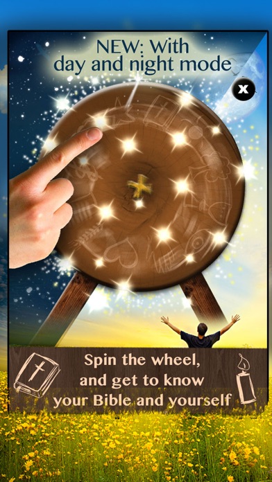 Bible Wheel - Random Quotes and Teachings of Wisdom screenshot