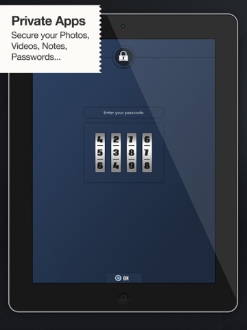 Screenshot #4 pour Private Apps - Secure personal data manager and data vault to protect your privacy and keep your secrets safe