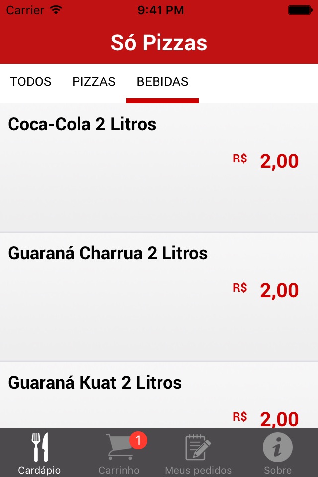 Só Pizzas - Delivery screenshot 2