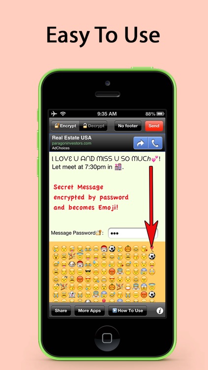 HideMessage Pro - send private messages encrypted into emoticons