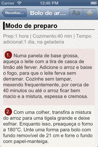 cozinhar Brasil - Receitas e dicas para cozinheiros brasileiros screenshot 4