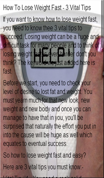 How To Lose Weight Fast - Learn How To Lose Weight Fast Now!