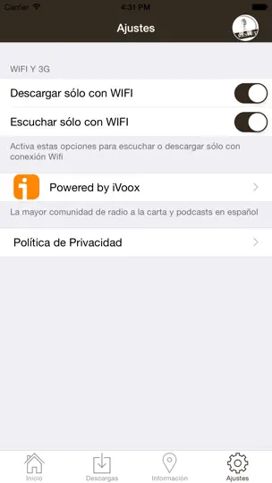 Captura de pantalla de El Respeto en iPhone 4