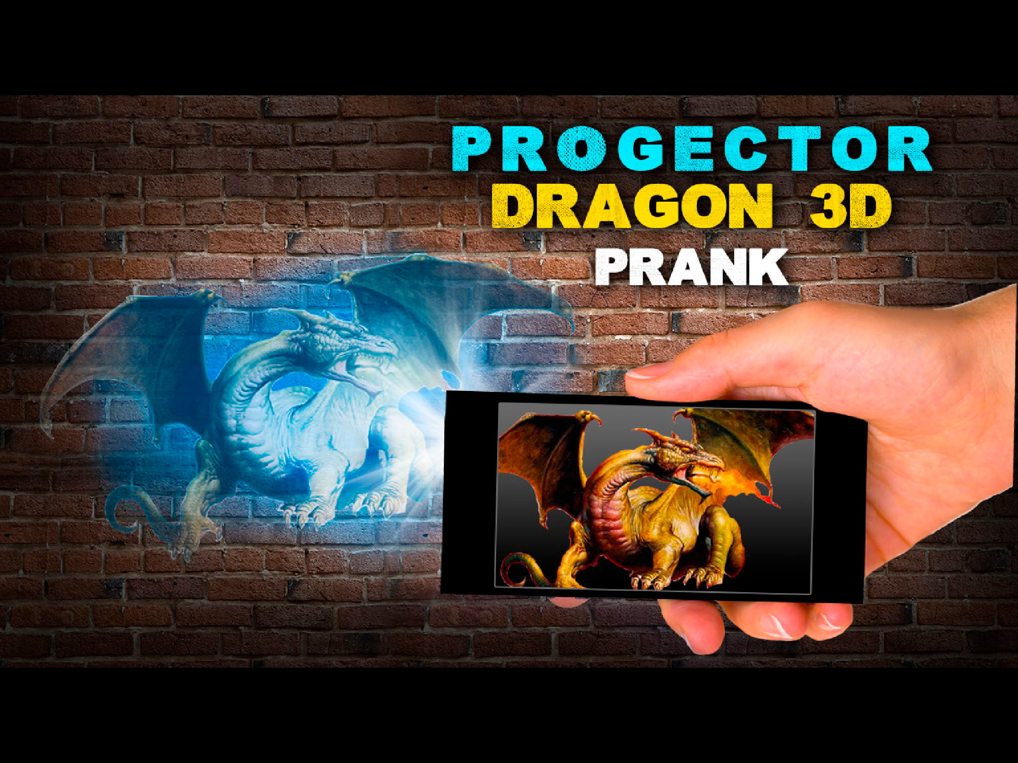 Projector Dragon 3D Prank