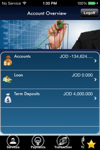 Bank Of Jordan Mobile Banking screenshot 2