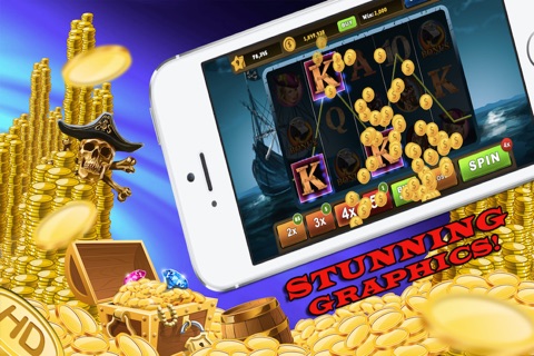 Secret Chest Slots Pro : Pirate Casino Treasure Fortune (No Ads) screenshot 3