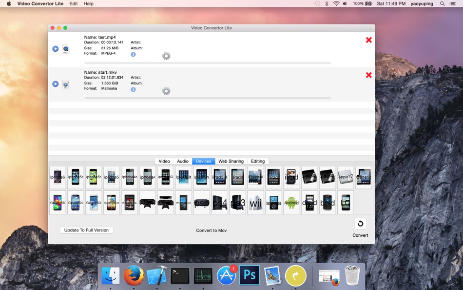 Video Convertor Lite - 2.1 - (macOS)