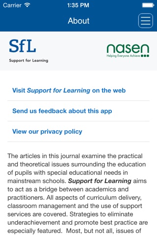 Support for Learning screenshot 3